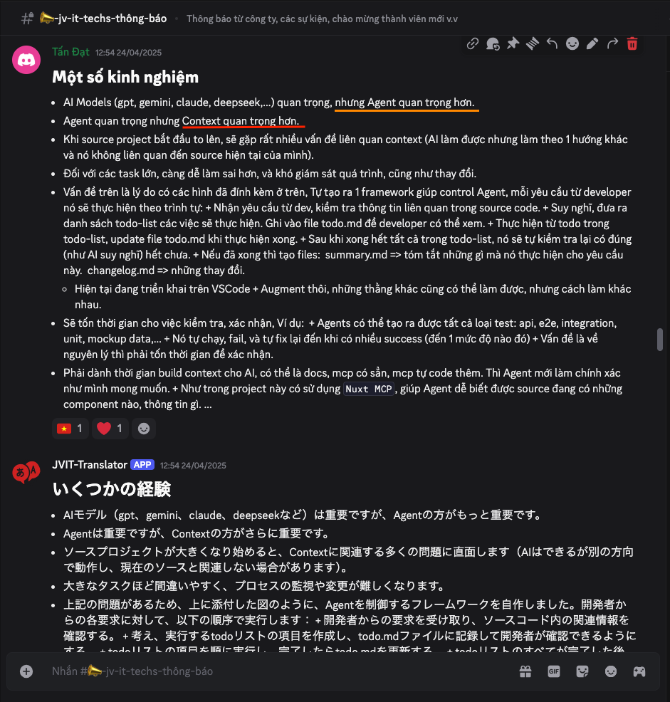 Một chia sẻ về tầm quan trọng của context